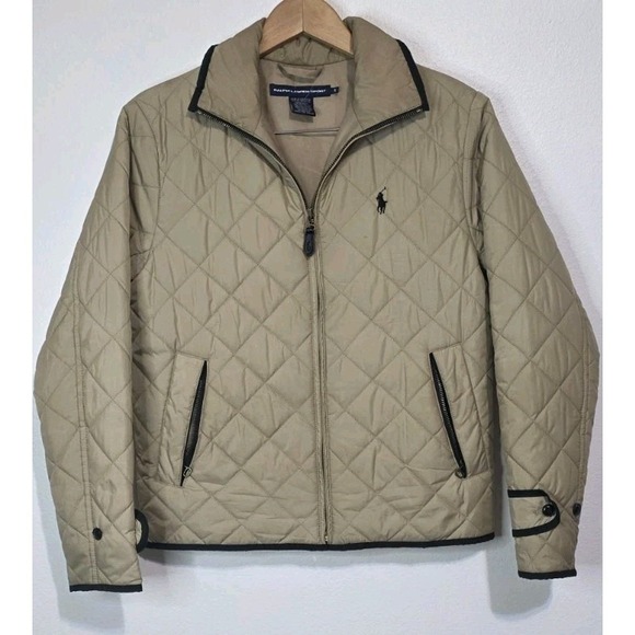 Ralph Lauren Sport Jackets & Blazers - Vintage Ralph‎ Lauren Sport Equestrian Jacket Womens Quilted Horse Zip Hiking S